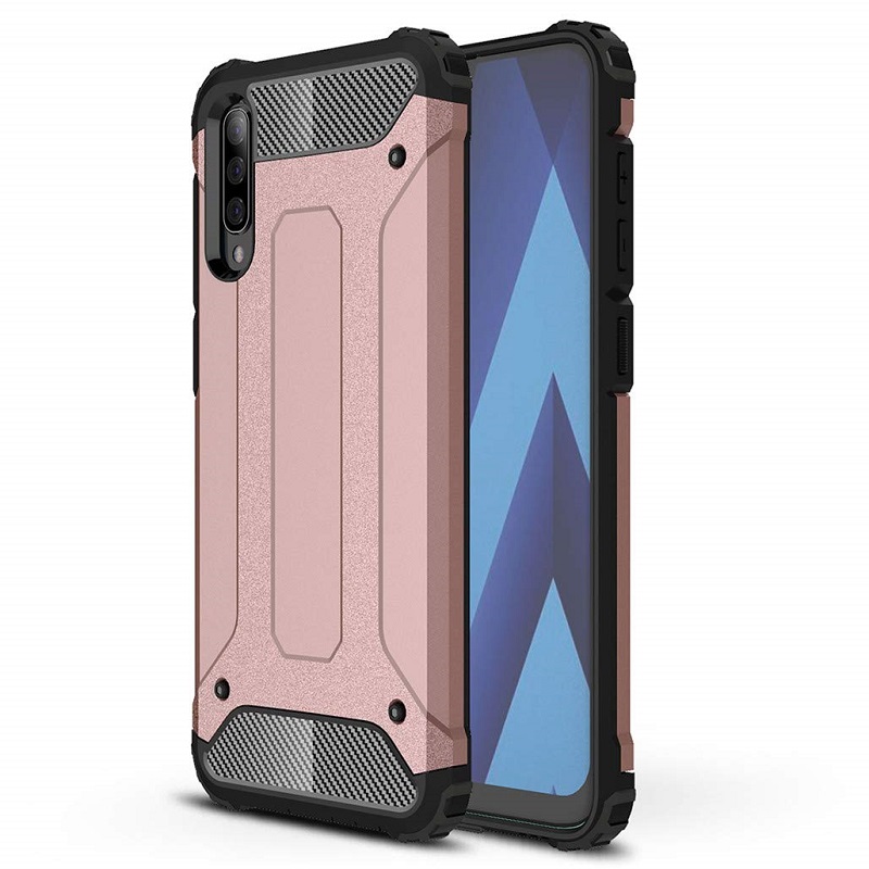 mobiletech-a70-luxury-armor-case-rosegold